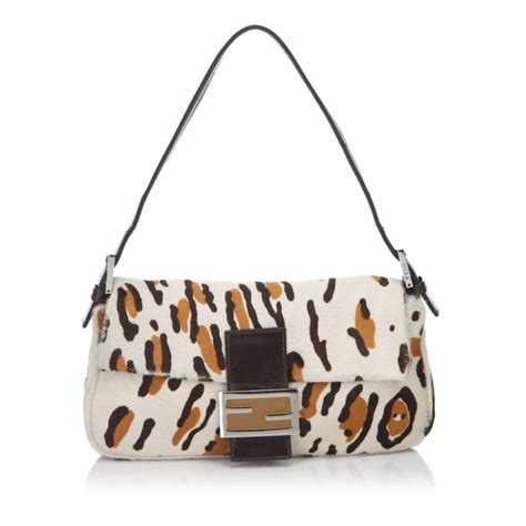 fendi animal print baguette|Fendi baguette edition.